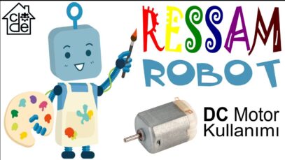DC Motor ile Ressam Robot (DIY)